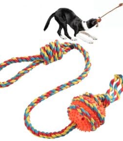 Durable Dog Tug and Chew Toy for Aggressive Chewers